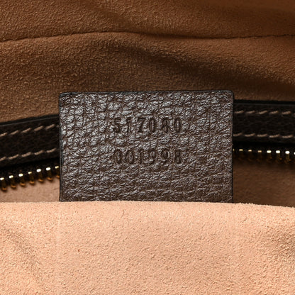 Gucci GG Supreme Monogram Web Small Ophidia Shoulder Bag Brown 7 of 9
