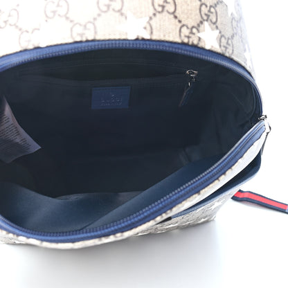 Gucci GG Supreme Monogram Stars Childrens Backpack Beige Ebony Yellow Royal 4 of 8