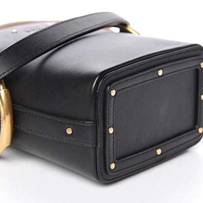 Chloe Smooth Calfskin Mini Roy Bucket Bag Black 8 of 11