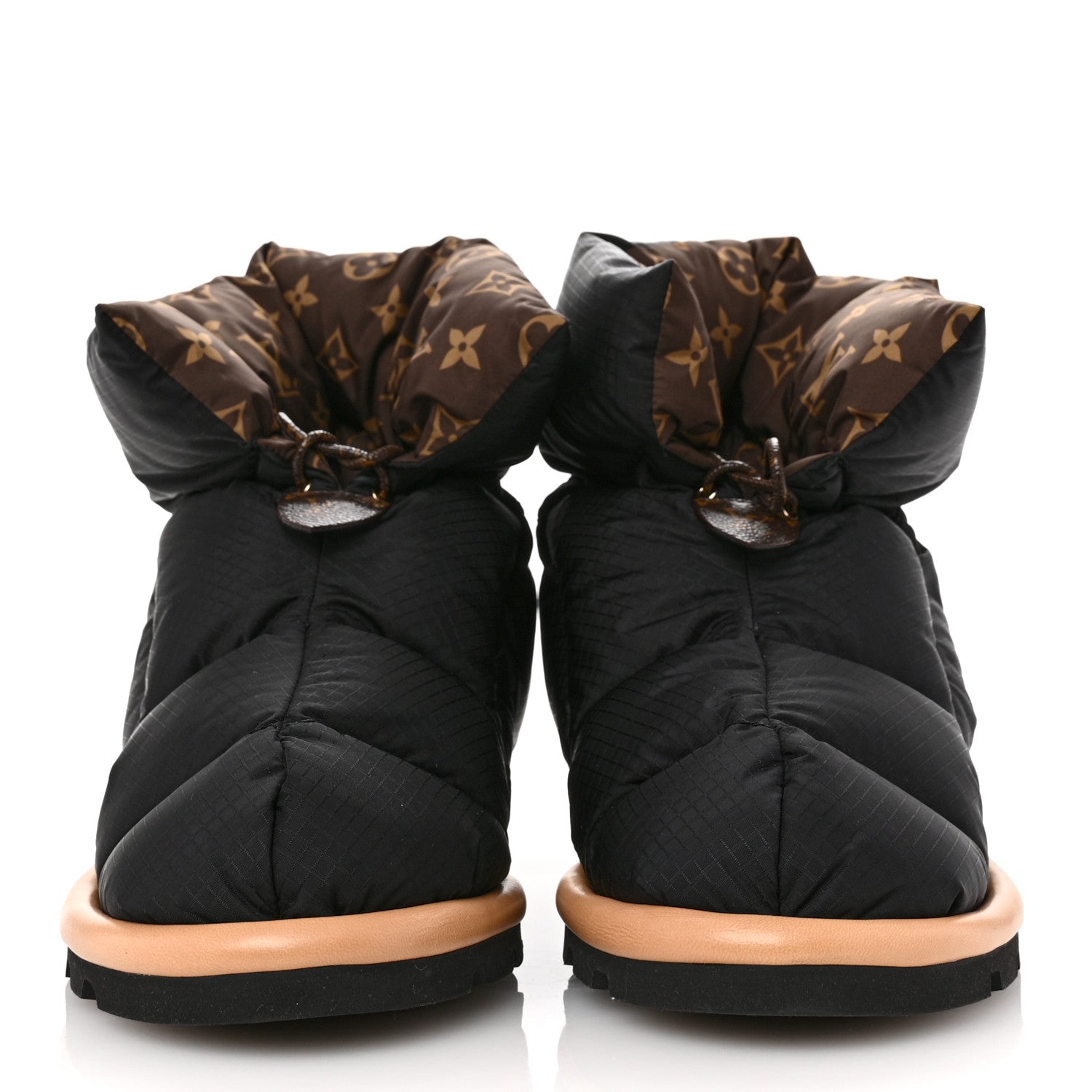 Louis Vuitton Nylon Monogram Pillow Comfort Ankle Boot 38 Black 3 of 10
