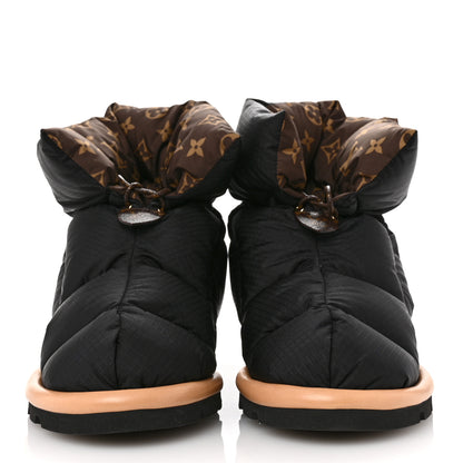 Louis Vuitton Nylon Monogram Pillow Comfort Ankle Boot 38 Black 3 of 10