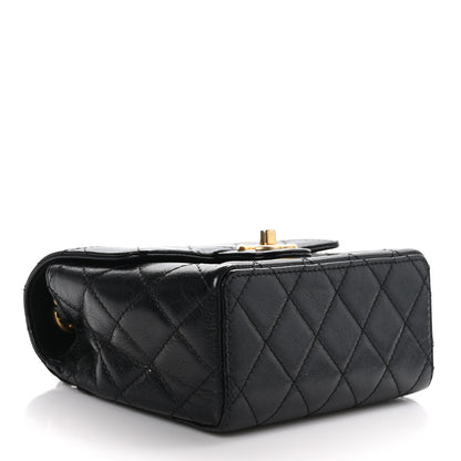 Chanel Goatskin Quilted Mini Square Flap Black 4 of 10