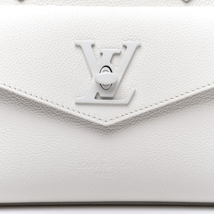 Louis Vuitton Soft Calfskin Lockme Tote PM White 9 of 10