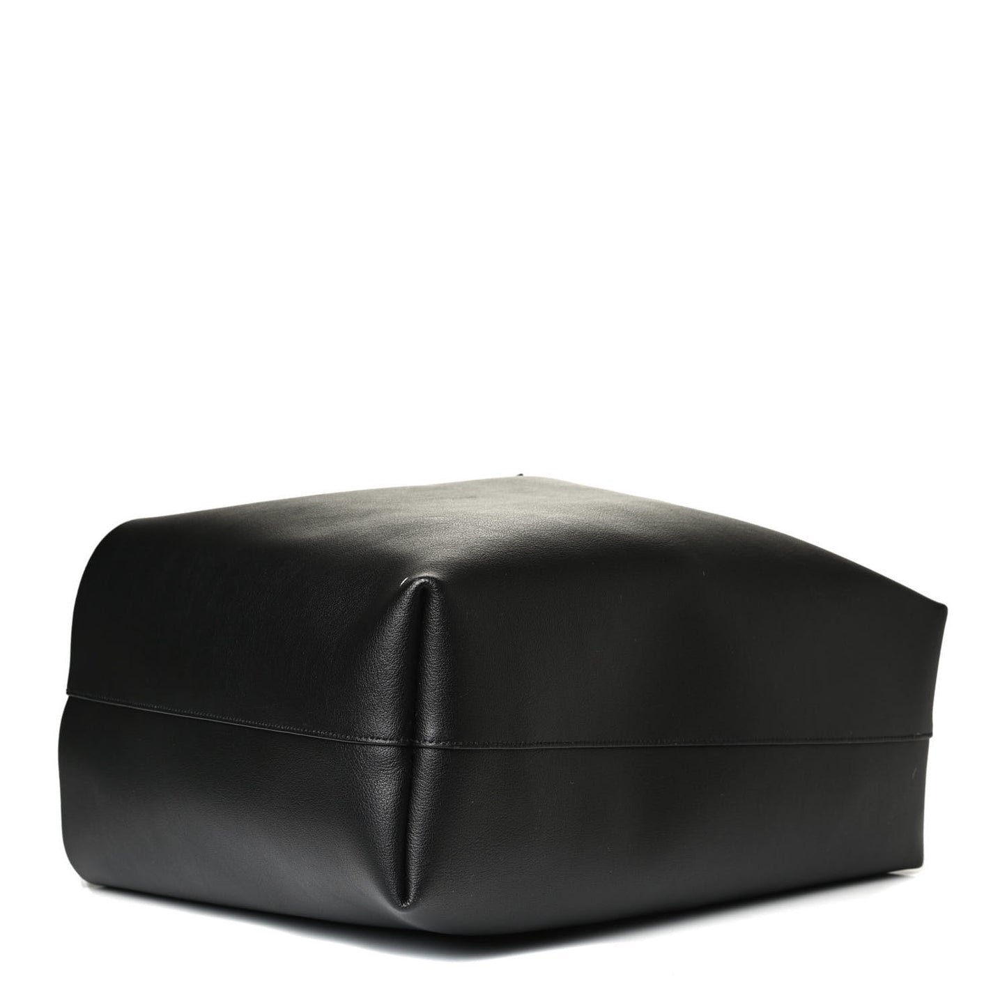 Calfskin Large Shopping Tote Black