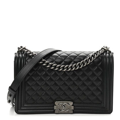 Chanel Caviar Quilted New Medium Boy Flap Black 1 of 11