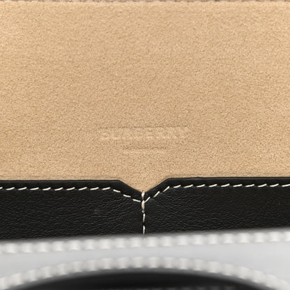 Burberry Soft Calfskin Small Pocket Tote Bag Black 6 of 8