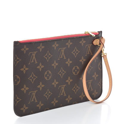 Louis Vuitton Monogram Neverfull MM GM Pochette Grenade 2 of 5