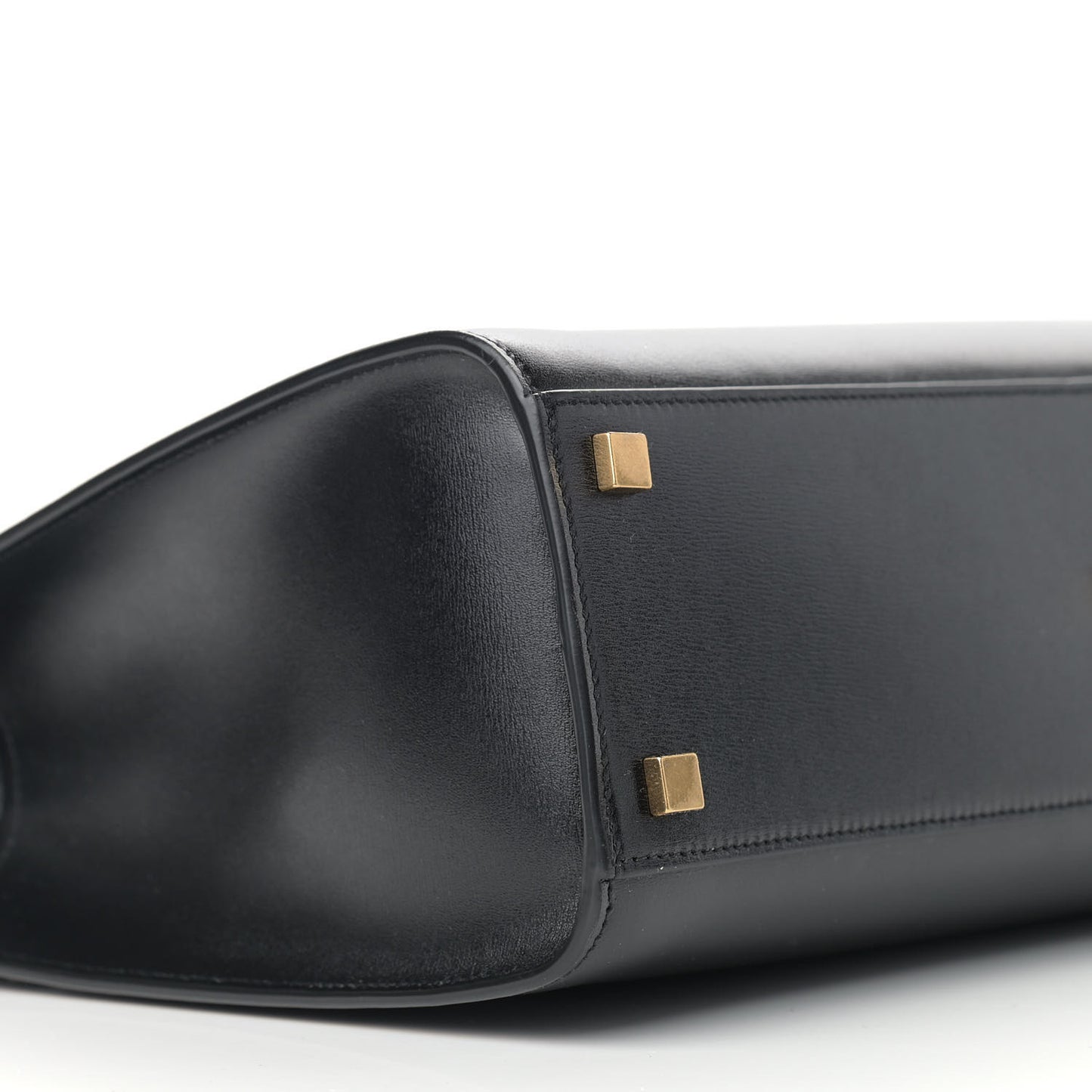 Calfskin Small Manhattan Shopper Tote Black