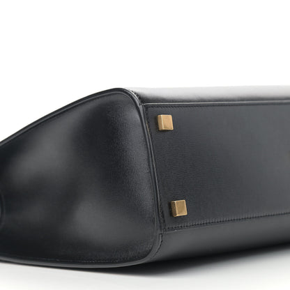 Saint Laurent Calfskin Small Manhattan Shopper Tote Black 9 of 10