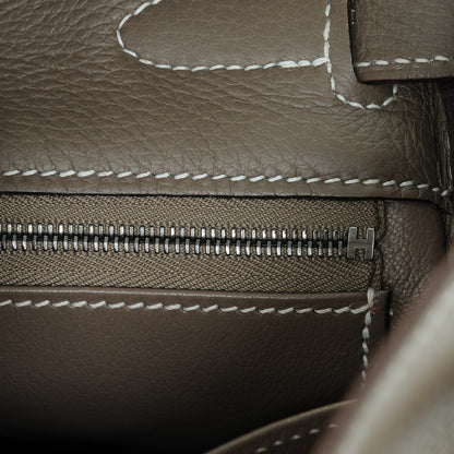 Hermes Taurillon Clemence Kelly Retourne 32 Etoupe 24 of 24