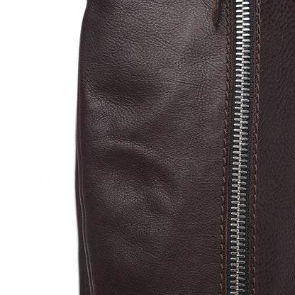 Chanel Calfskin Zipper Buckle Knee High Tall Boots 40 Brown 7 of 9