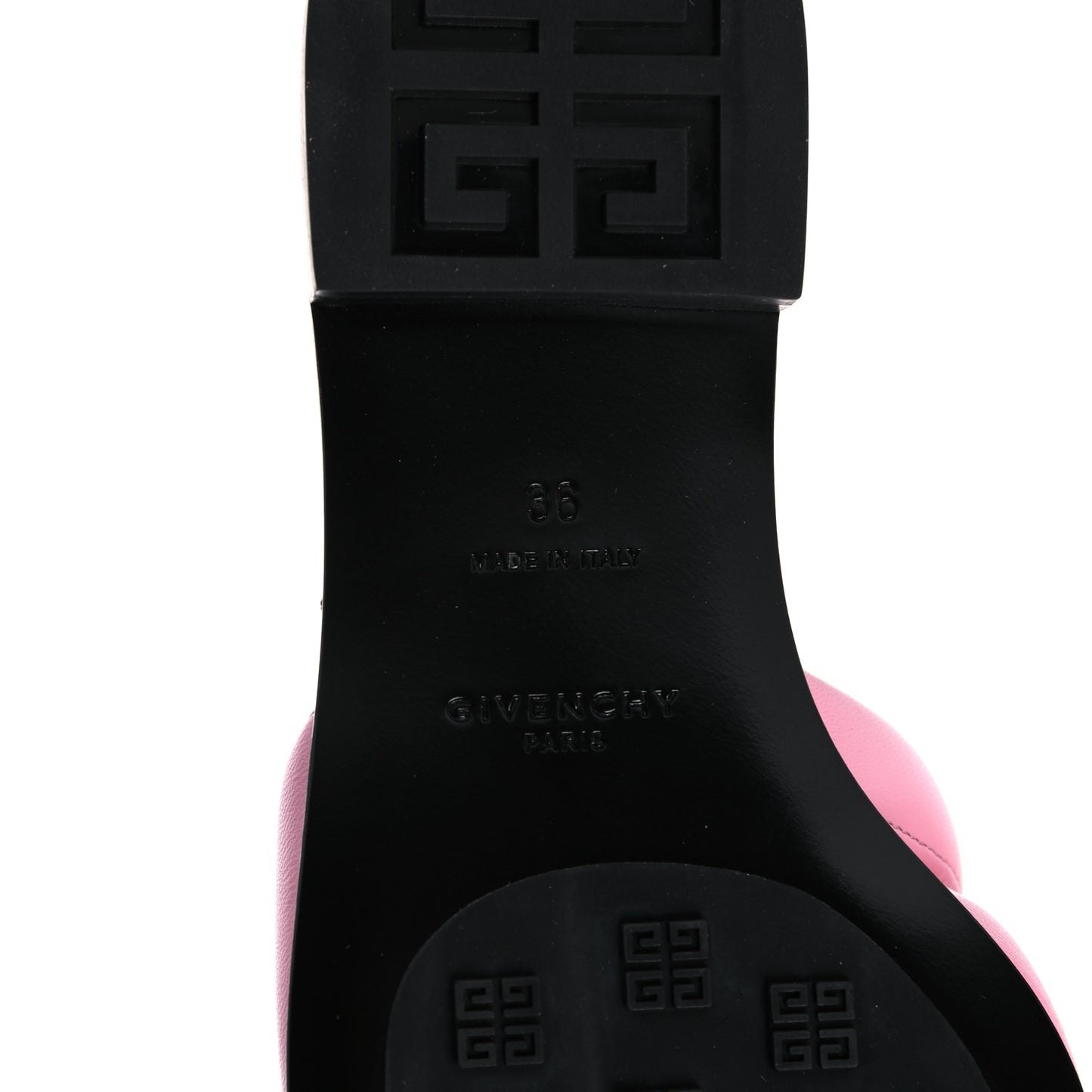 Nappa G Flat Sandals 36 Baby Pink