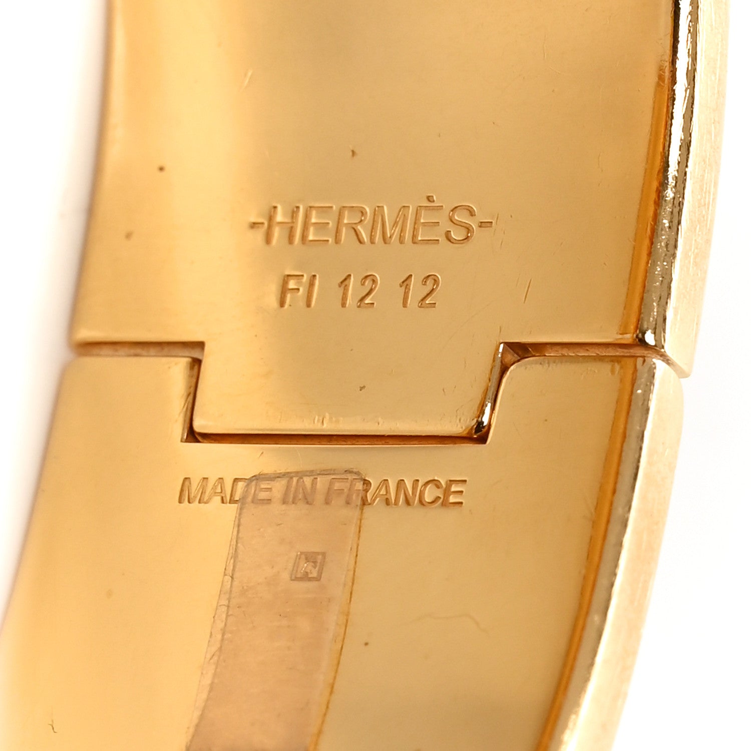 Hermes Enamel Wide Clic Clac H Bracelet GM Papaye 4 of 5