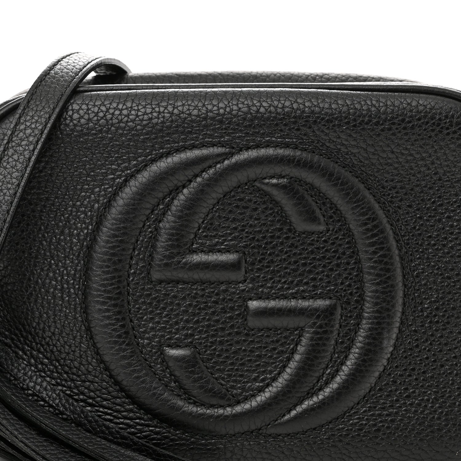 Gucci Pebbled Calfskin Small Soho Disco Bag Black 8 of 13