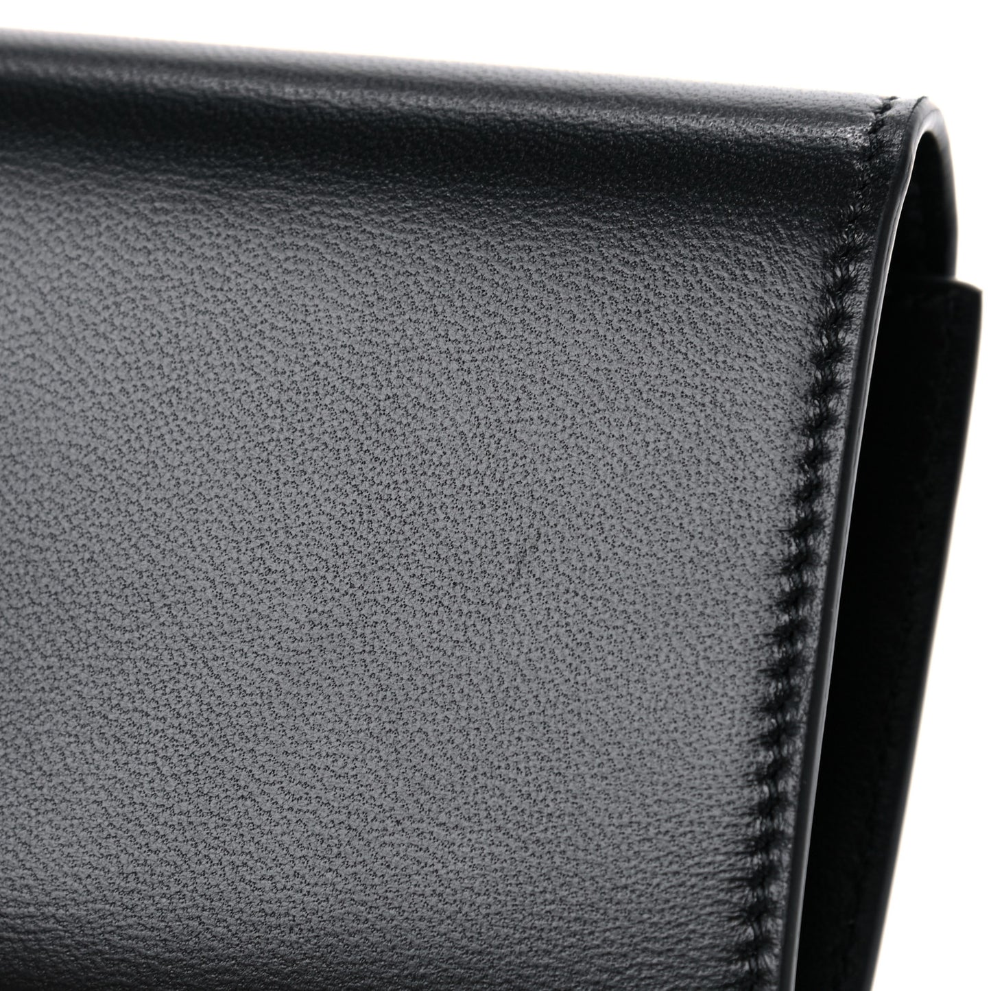 Shiny Smooth Lambskin Small Triomphe Wallet Black
