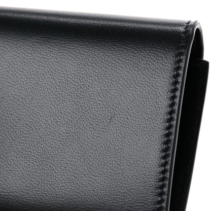 Celine Shiny Smooth Lambskin Small Triomphe Wallet Black 11 of 12