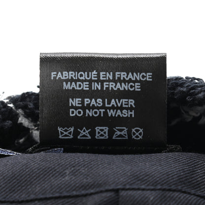 Chanel Cotton Tweed CC Beret L Black White 11 of 12