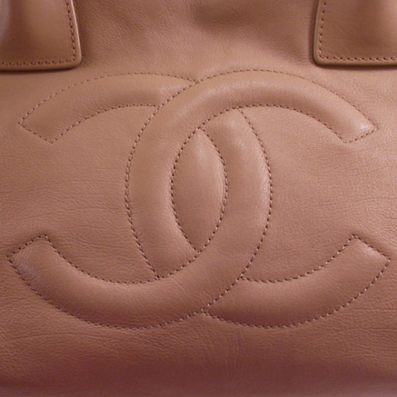 Leather Quilted Shopping Tote