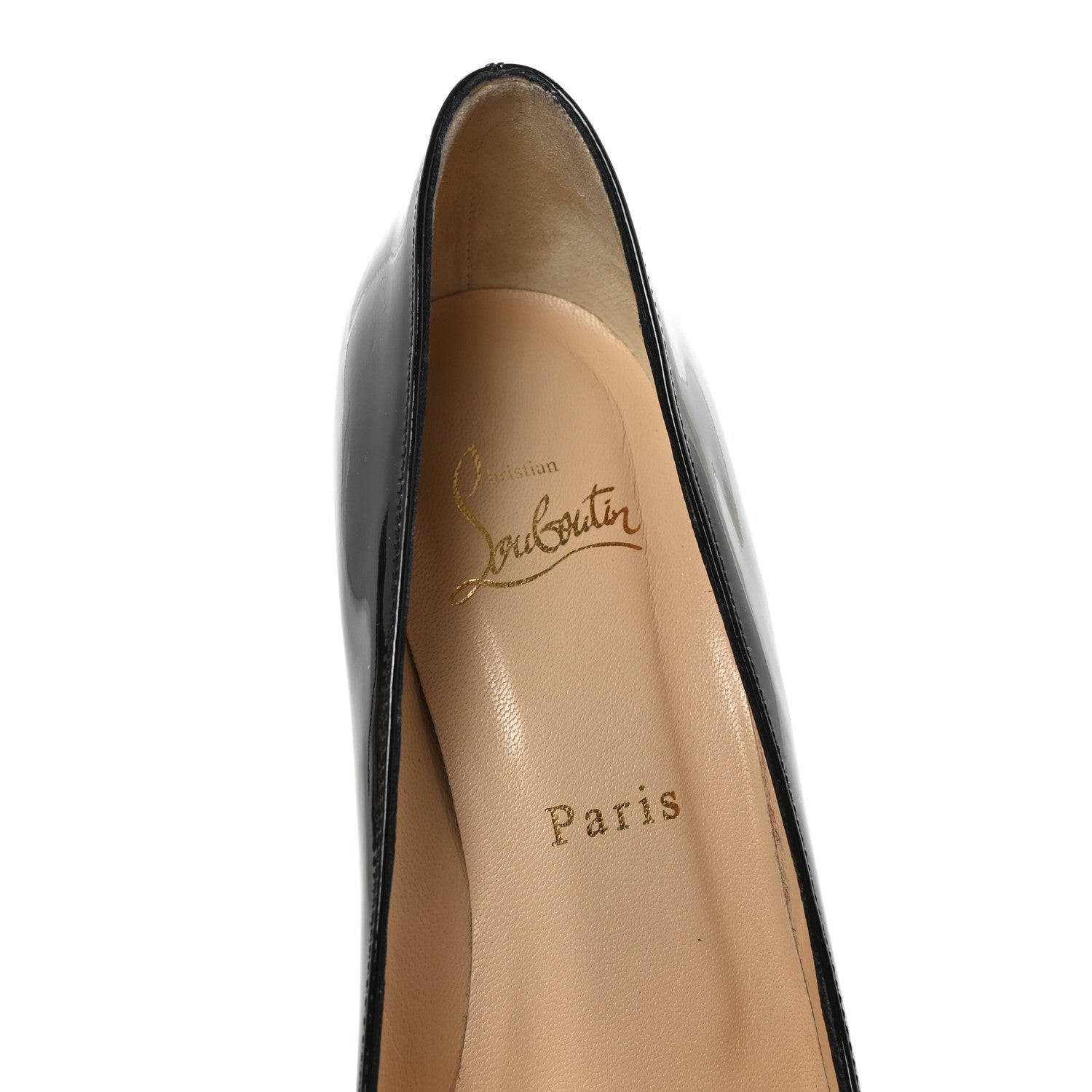 Christian Louboutin Patent Dirditta 130 Platform Pumps 37 Black 8 of 9
