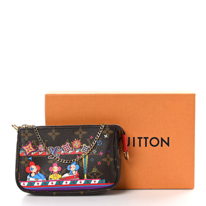 Louis Vuitton Monogram 2020 Christmas Animation Bumper Cars Mini Pochette Accessories Coquelicot 11 of 11