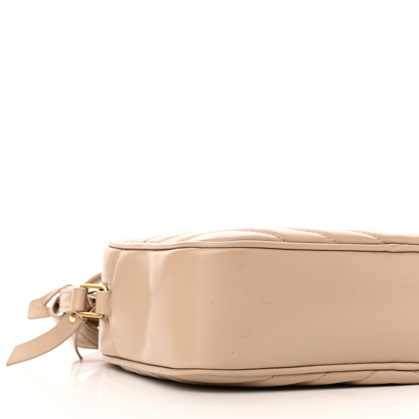 Calfskin Matelasse Monogram Lou Camera Bag Dark Beige