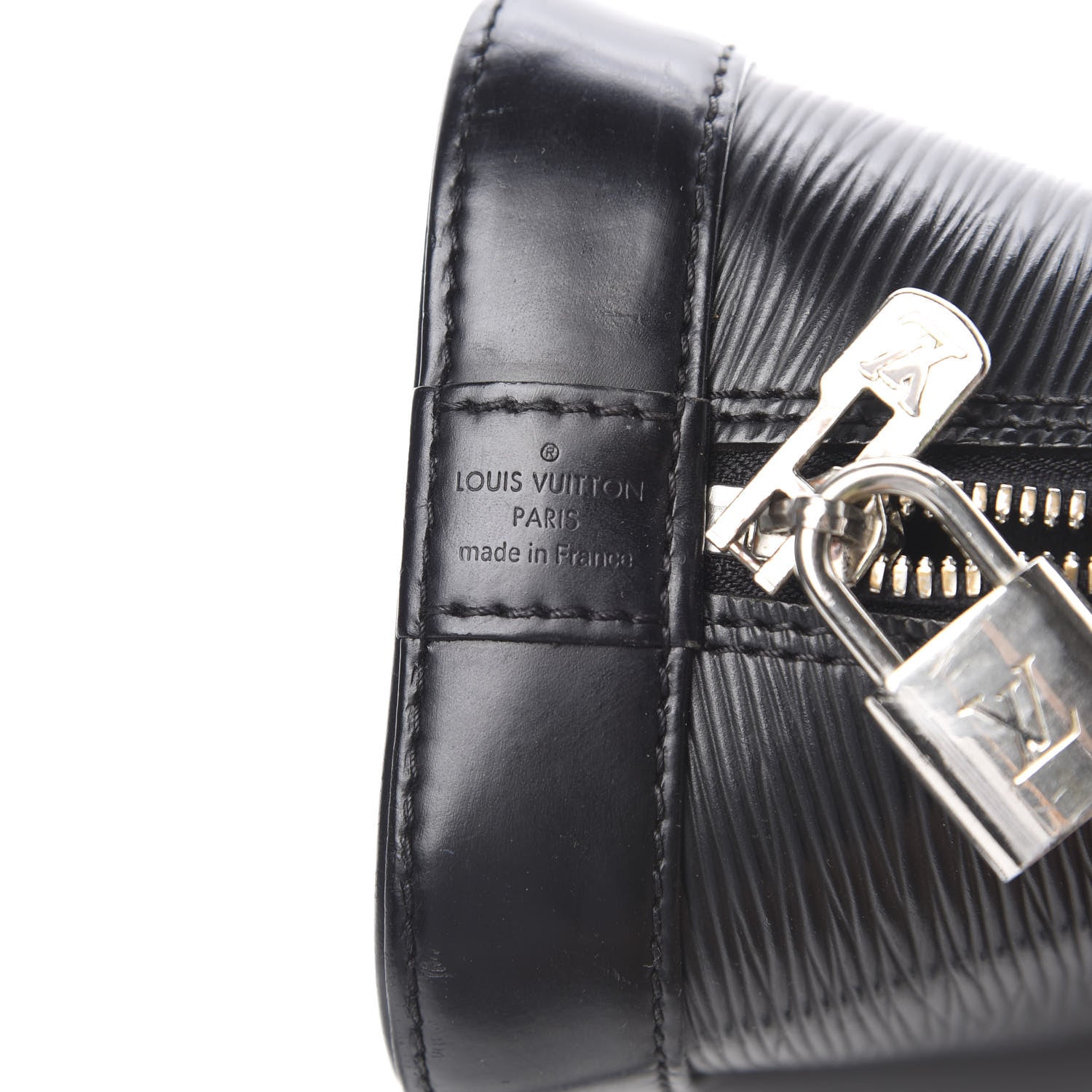 Louis Vuitton Epi Alma BB Black 6 of 14
