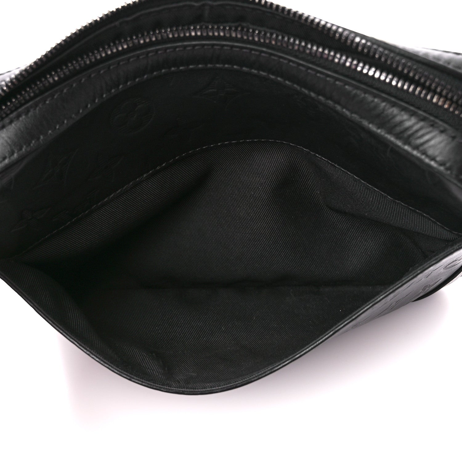 Louis Vuitton Calfskin Monogram Shadow Duo Messenger Black 7 of 13