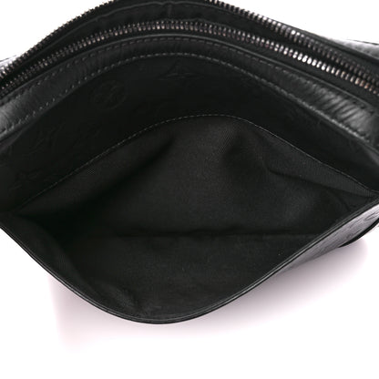 Louis Vuitton Calfskin Monogram Shadow Duo Messenger Black 7 of 13