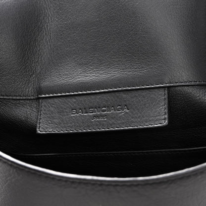 Balenciaga Calfskin Papier Sight Clutch Black 6 of 12