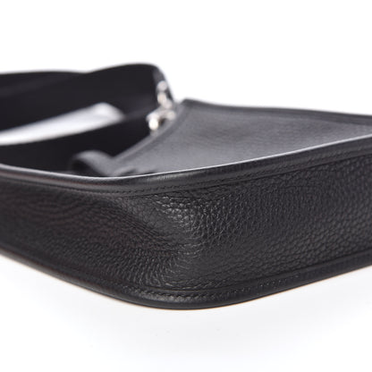 Hermes Taurillon Clemence Evelyne TPM Black 8 of 11
