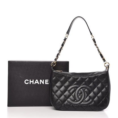 Chanel Caviar Quilted Timeless CC Shoulder Bag Black 11 of 11