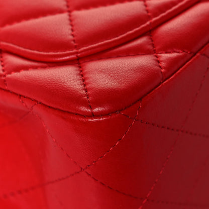 Chanel Lambskin Quilted Mini Square Flap Red 11 of 14