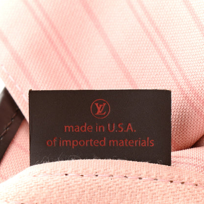 Louis Vuitton Damier Ebene Neo Neverfull MM Rose Ballerine 7 of 10
