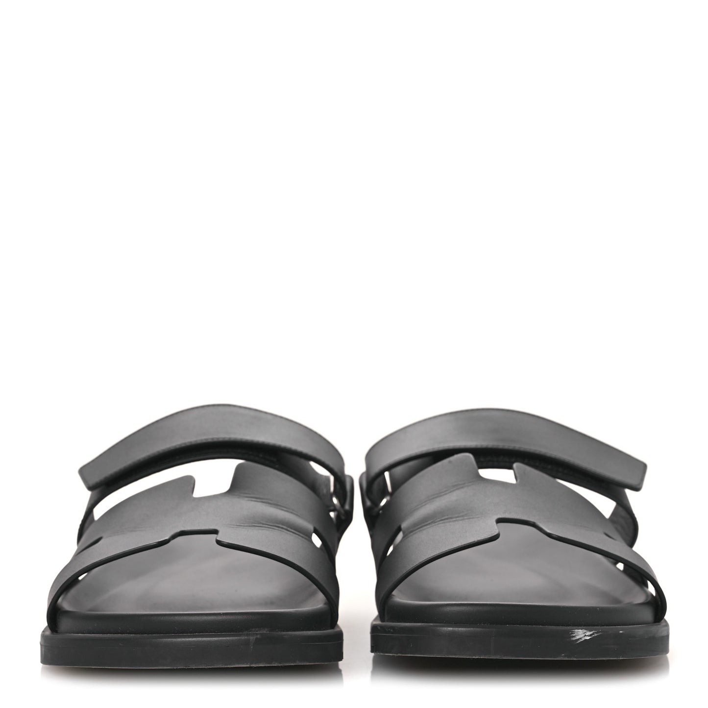 Calfskin Mens Chypre Sandals 44 Black