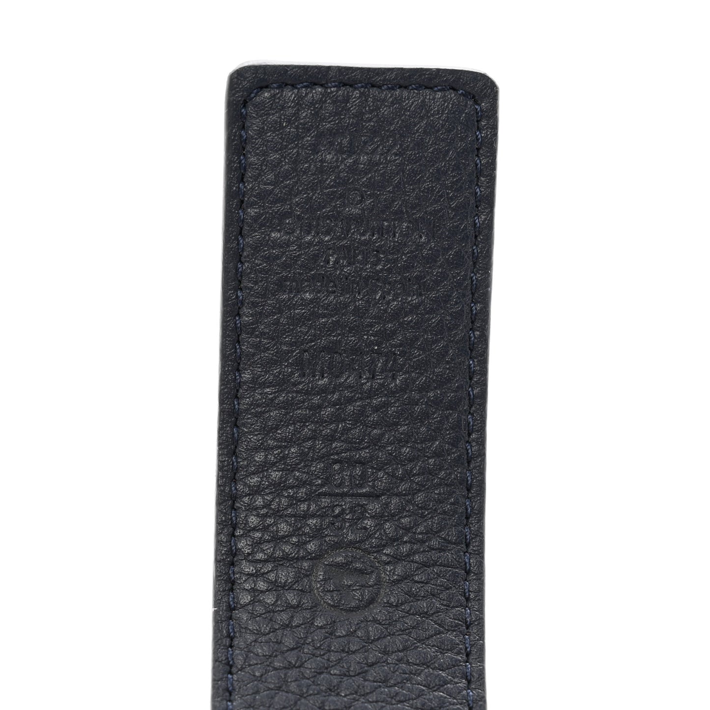 Calfskin Monogram 30mm LV Initiales Reversible Belt 80 32 Black