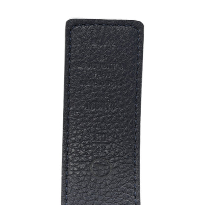 Louis Vuitton Calfskin Monogram 30mm LV Initiales Reversible Belt 80 32 Black 3 of 4
