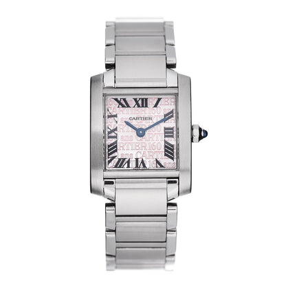 Cartier Stainless Steel 20mm Tank Francaise 160th Anniversary Quartz Watch 1 of 5