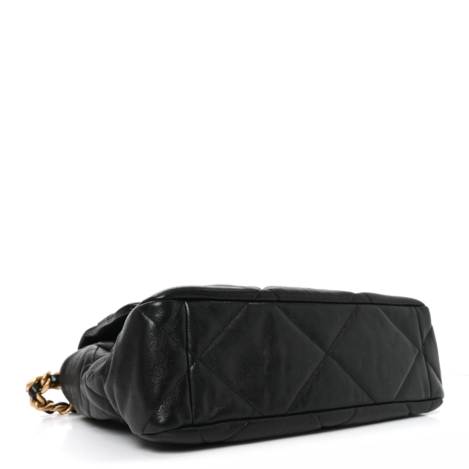 Chanel Lambskin Quilted Large Chanel 19 Flap Black 4 of 10