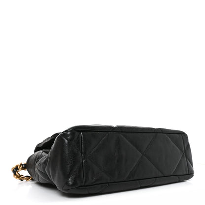 Chanel Lambskin Quilted Large Chanel 19 Flap Black 4 of 10