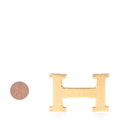 Hermes Strie 32mm H Belt Buckle Gold 2 of 4