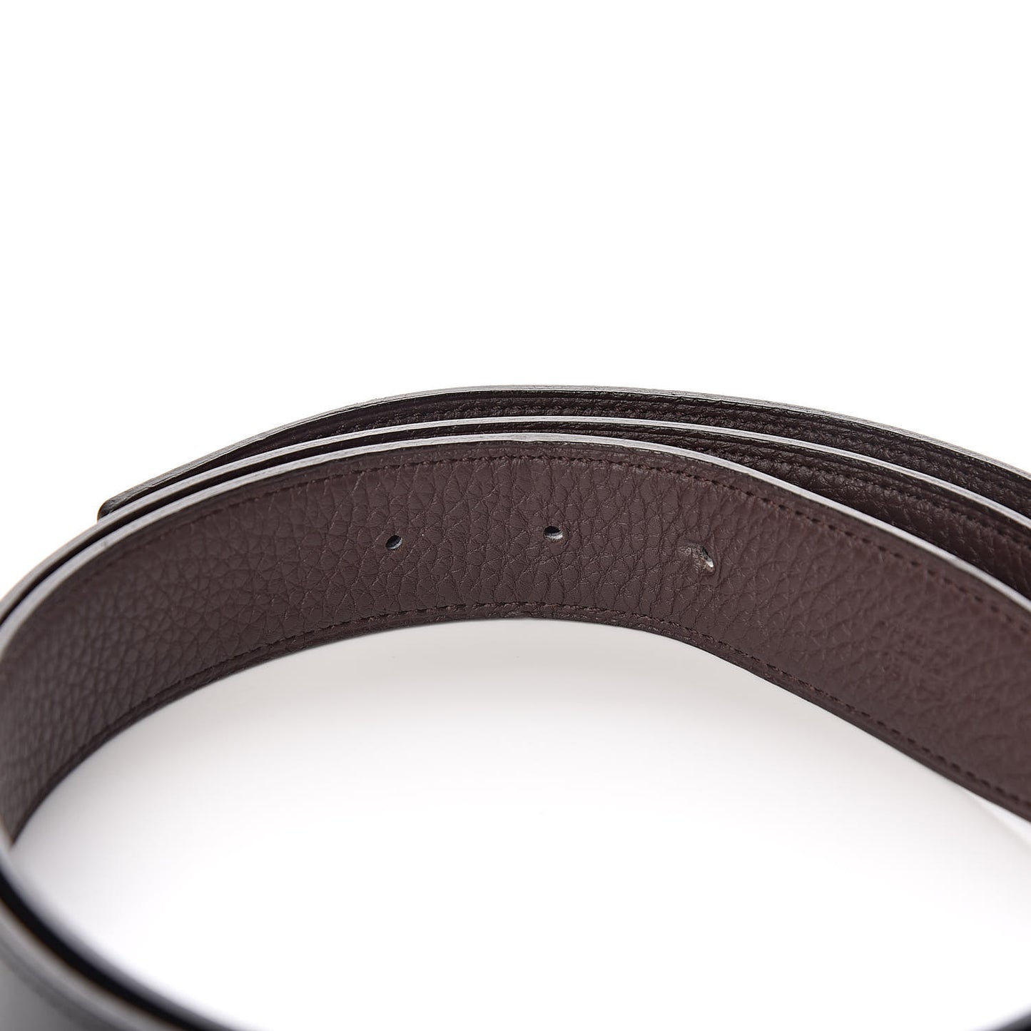 Box Togo 32mm Belt Strap 110 Black Chocolate