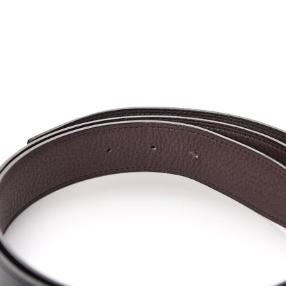 Hermes Box Togo 32mm Belt Strap 110 Black Chocolate 3 of 7