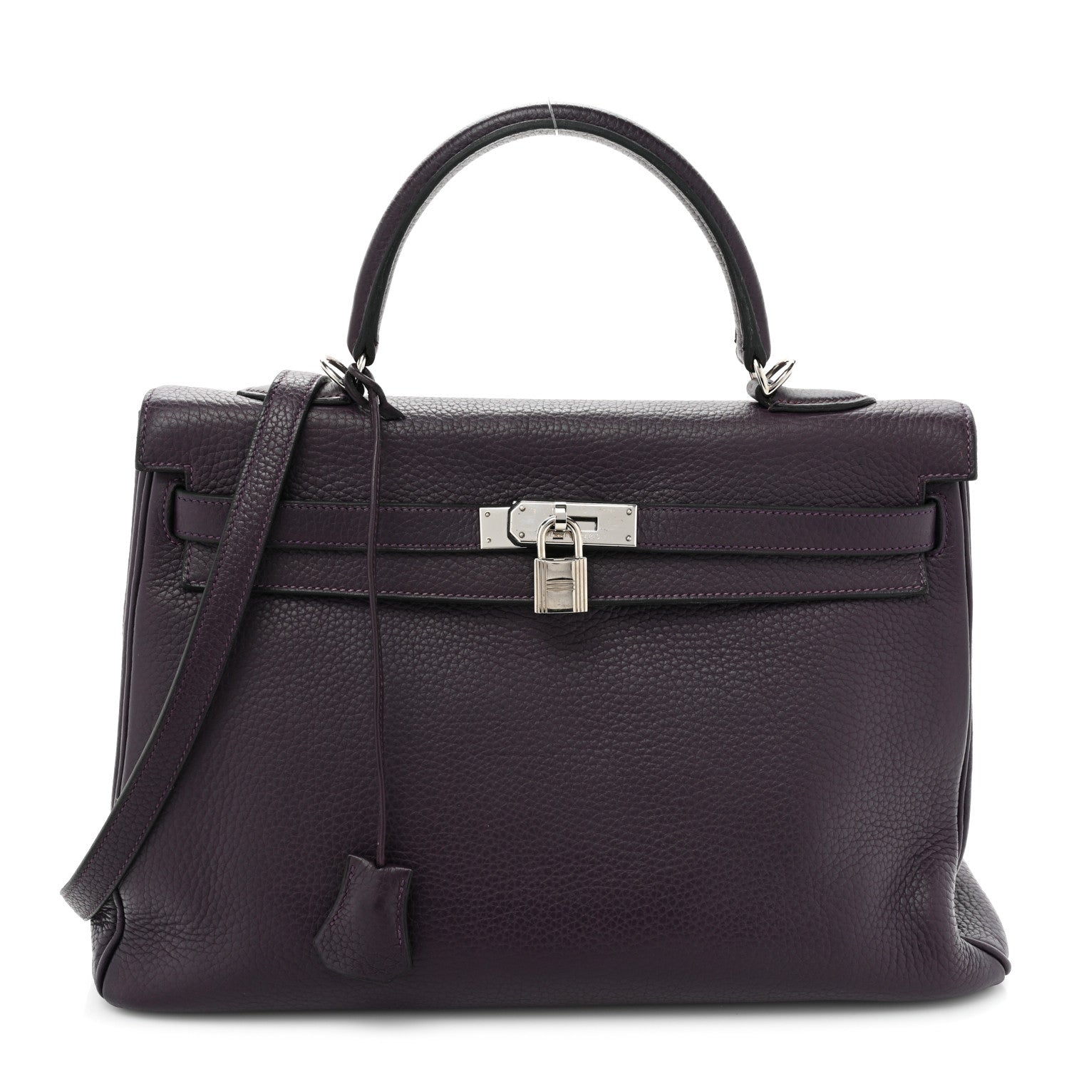 Hermes Taurillon Clemence Kelly Retourne 35 Raisin 1 of 18