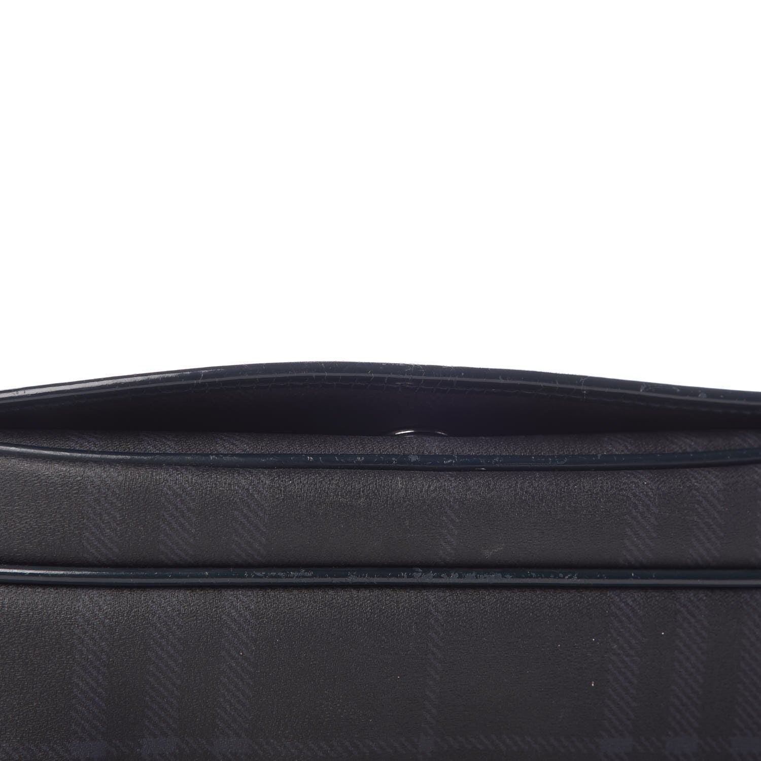 Burberry London Check Crossbody Messenger Bag Charcoal Navy 13 of 18