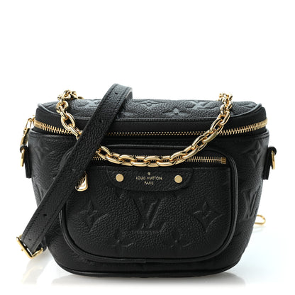 Louis Vuitton Empreinte Mini Bumbag Black 1 of 9
