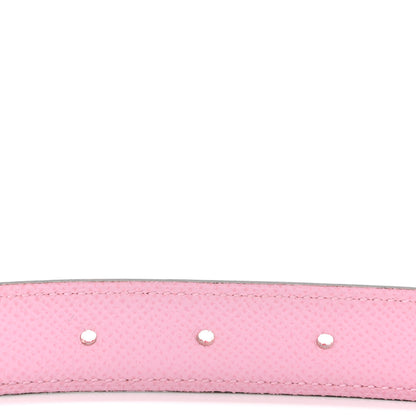 Hermes Swift Epsom 24mm Mini Constance H Belt 80 Rouge Tomate Rose Confetti 5 of 7