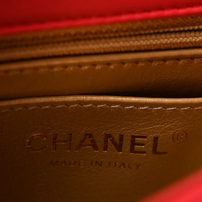 Chanel Lambskin Quilted Mini Pearl Crush Flap Pink 6 of 12