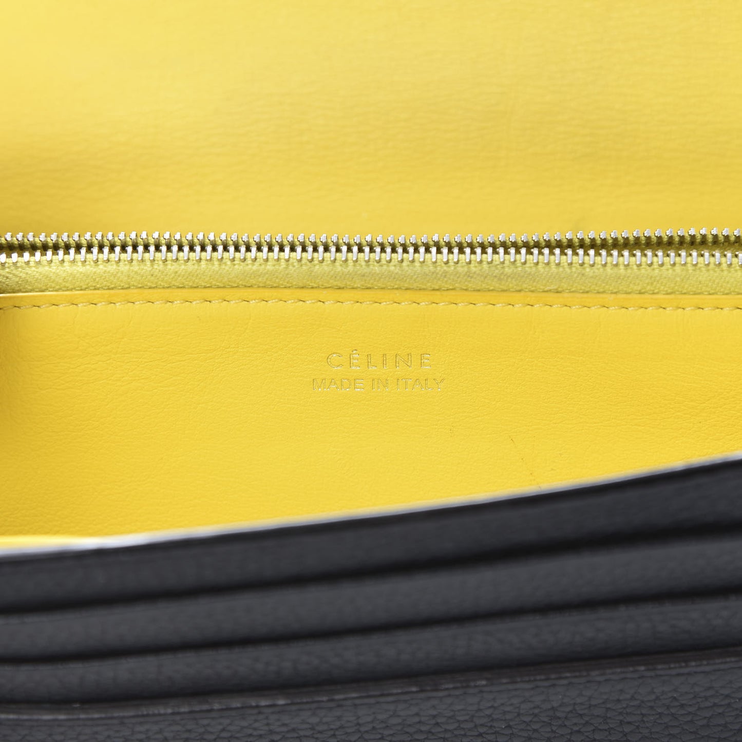 Drummed Calfskin Large Multifunction Flap Wallet Black