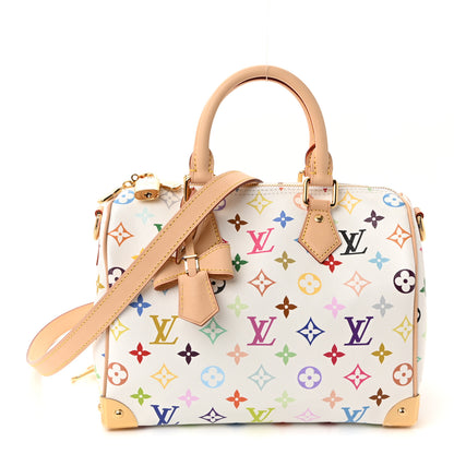 Louis Vuitton LV X TM Monogram Multicolor Speedy Bandouliere 25 White 1 of 9