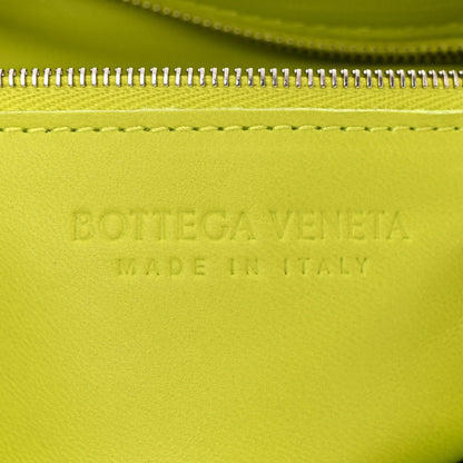 Bottega Veneta Lambskin Maxi Intrecciato Cassette Crossbody Bag Acid Kiwi 6 of 11